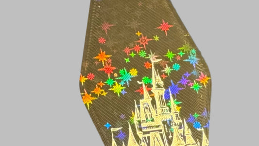 Retro Motel Keychain - Disney